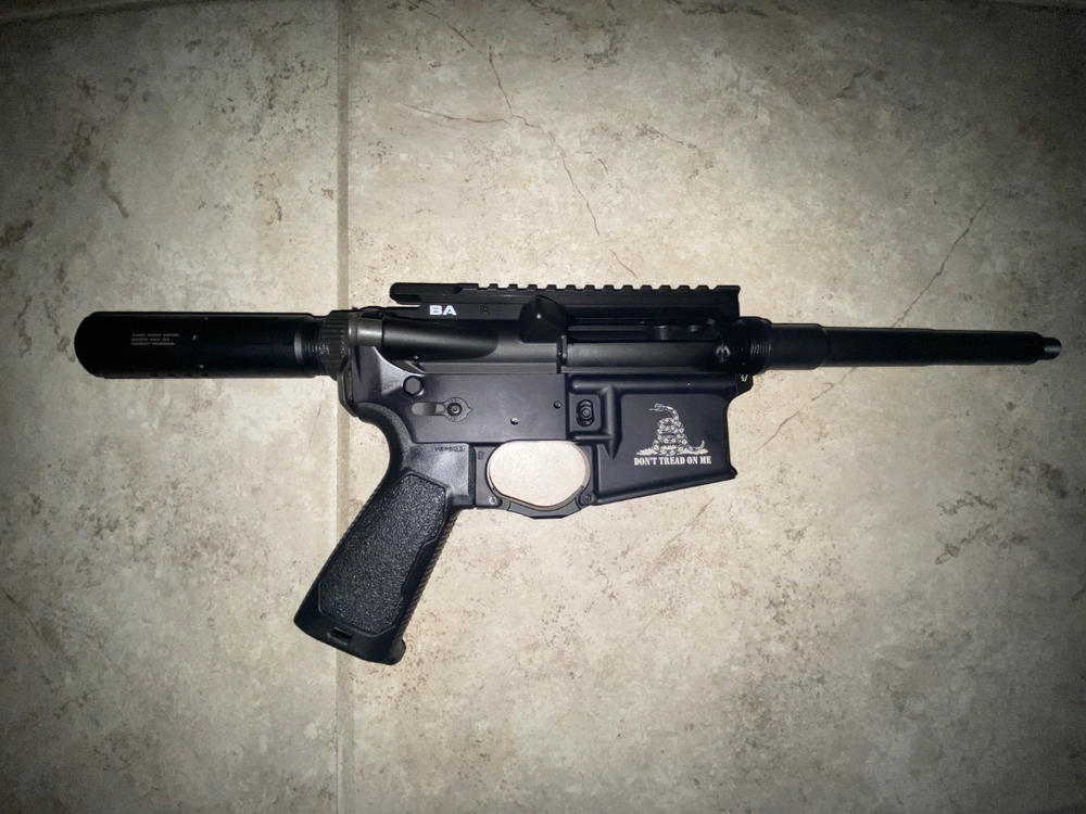 Strike Industries AR Short Pistol Receiver Extension Buffer Tube Kit - Black - Customer Photo From Sambo Pich