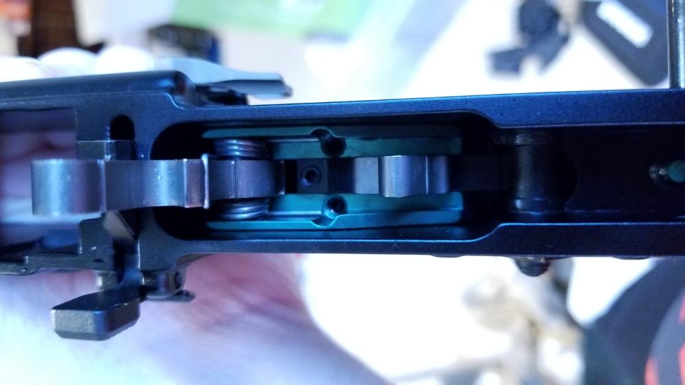 Velocity Drop-in Trigger for AR-15 - Straight w/ Finger Stop - 3lb - Customer Photo From CP B.