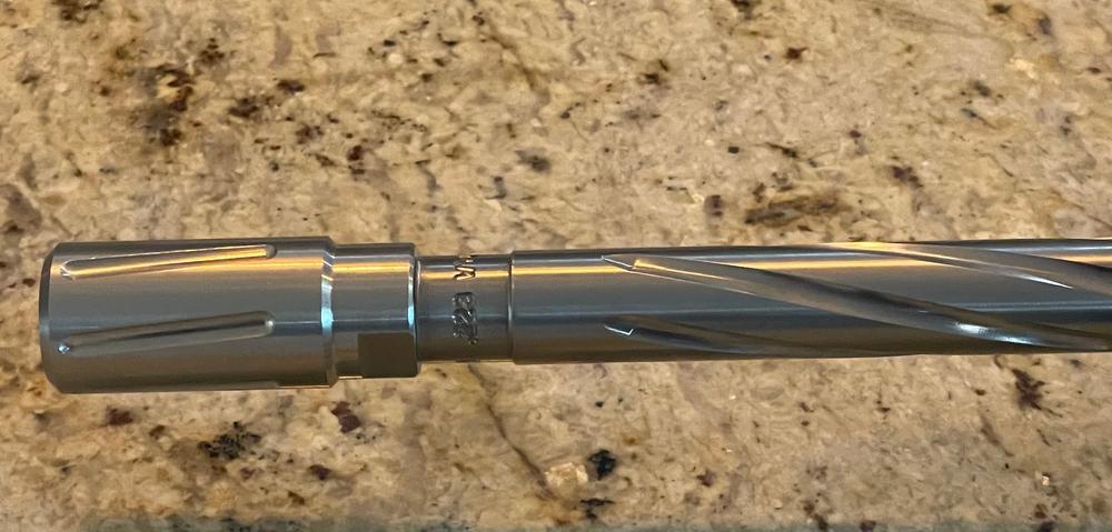 NBS 18" .223 Wylde Stainless Spiral Fluted 1:8 Mid-Length Heavy Barrel - Customer Photo From JB