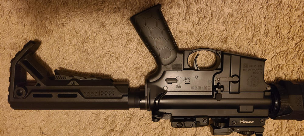 Hexmag Advanced Tactical Grip - Black - Customer Photo From Franklyn Session