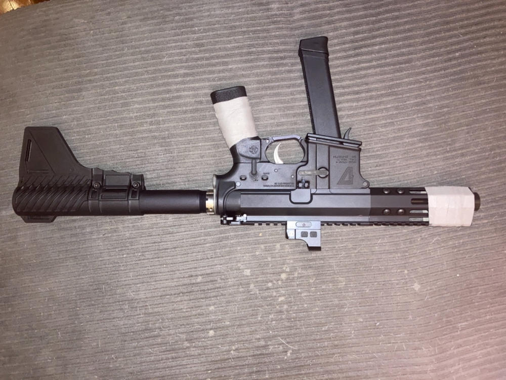 KAK Shockwave Pistol Receiver Extension / Buffer Tube - Customer Photo From Gregory Bowman