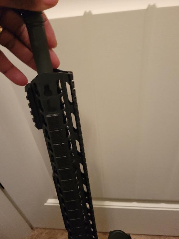 Trinity Force KeyMod / M LOK Rail Covers - Black - Customer Photo From Randall Bowie