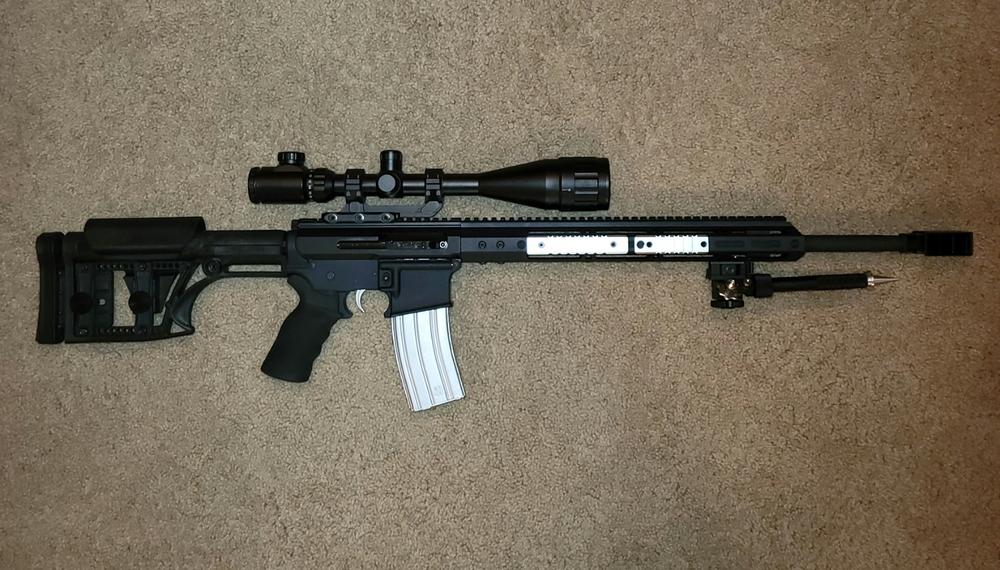 Luth-AR MBA-1 Fixed Stock for AR-15 & AR-10 Rifle Length A2/A1 Buffer Tube - Black - Customer Photo From Kofi Bates