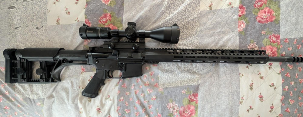 Luth-AR MBA-1 Fixed Stock for AR-15 & AR-10 Rifle Length A2/A1 Buffer Tube - Black - Customer Photo From Daniel Jackson