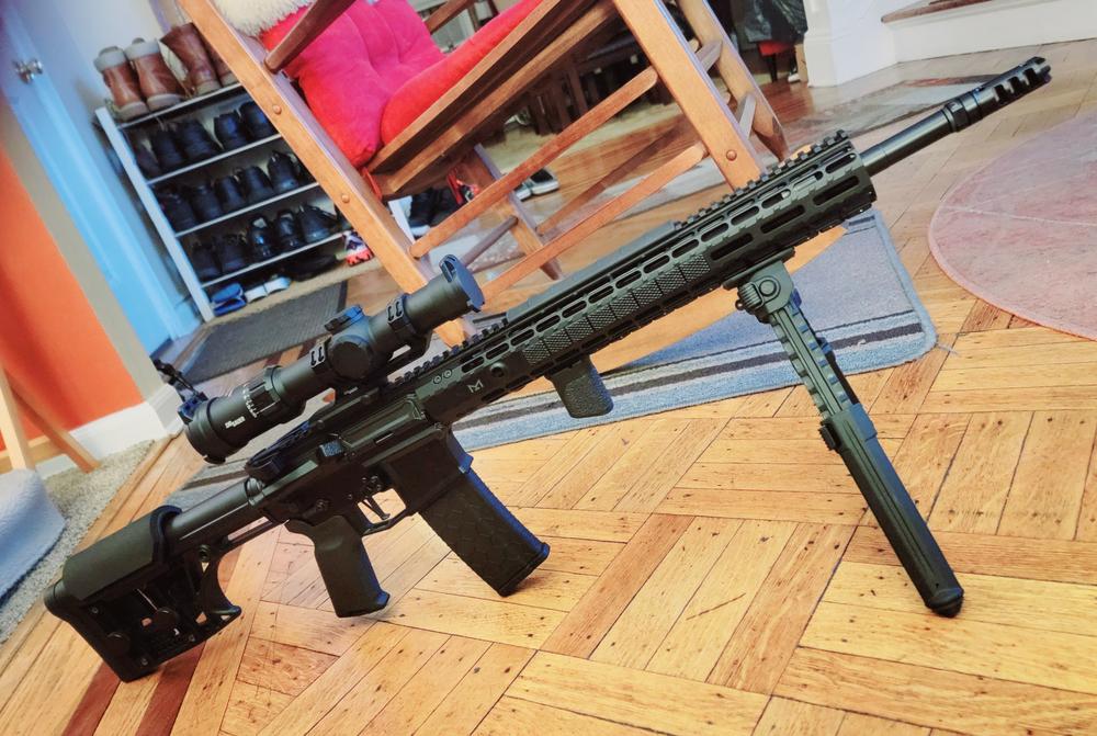 Luth-AR MBA-1 Fixed Stock for AR-15 & AR-10 Rifle Length A2/A1 Buffer Tube - Black - Customer Photo From Kenny M.