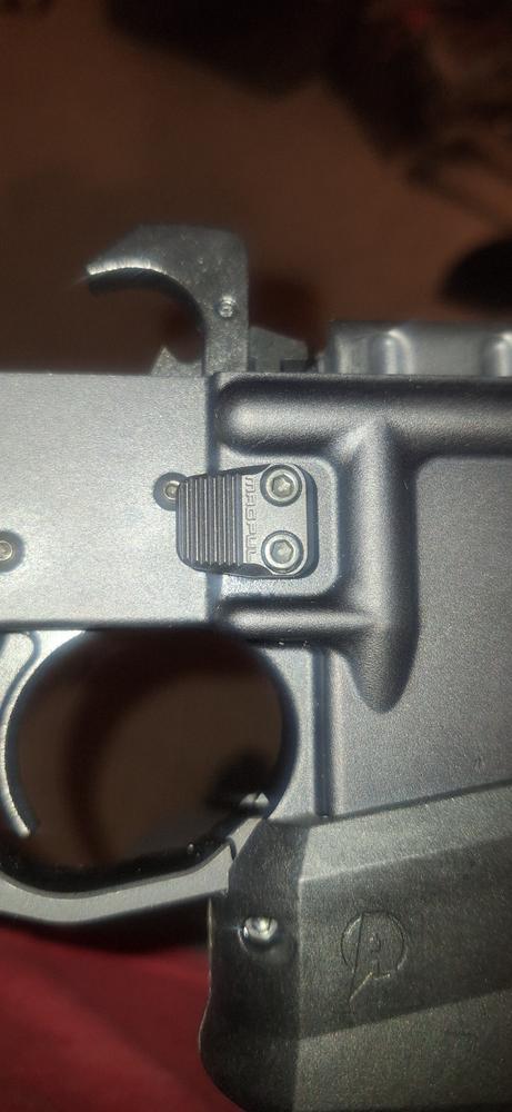 Magpul Enhanced AR Magazine Release - Black - Customer Photo From Michael Mccormick