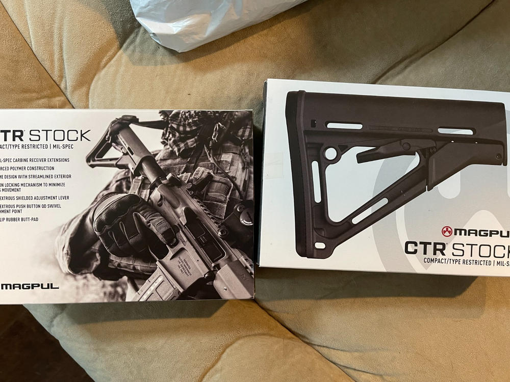 Magpul CTR Carbine Stock - Black - Customer Photo From David Chudd