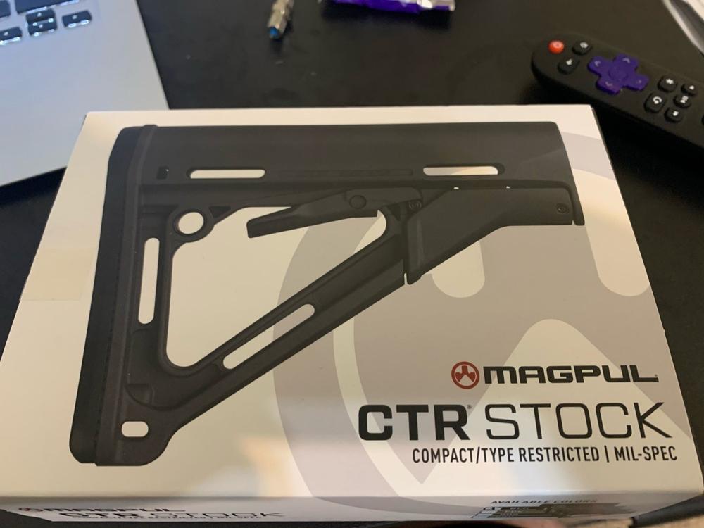 Magpul CTR Carbine Stock - Black - Customer Photo From Donald Minter