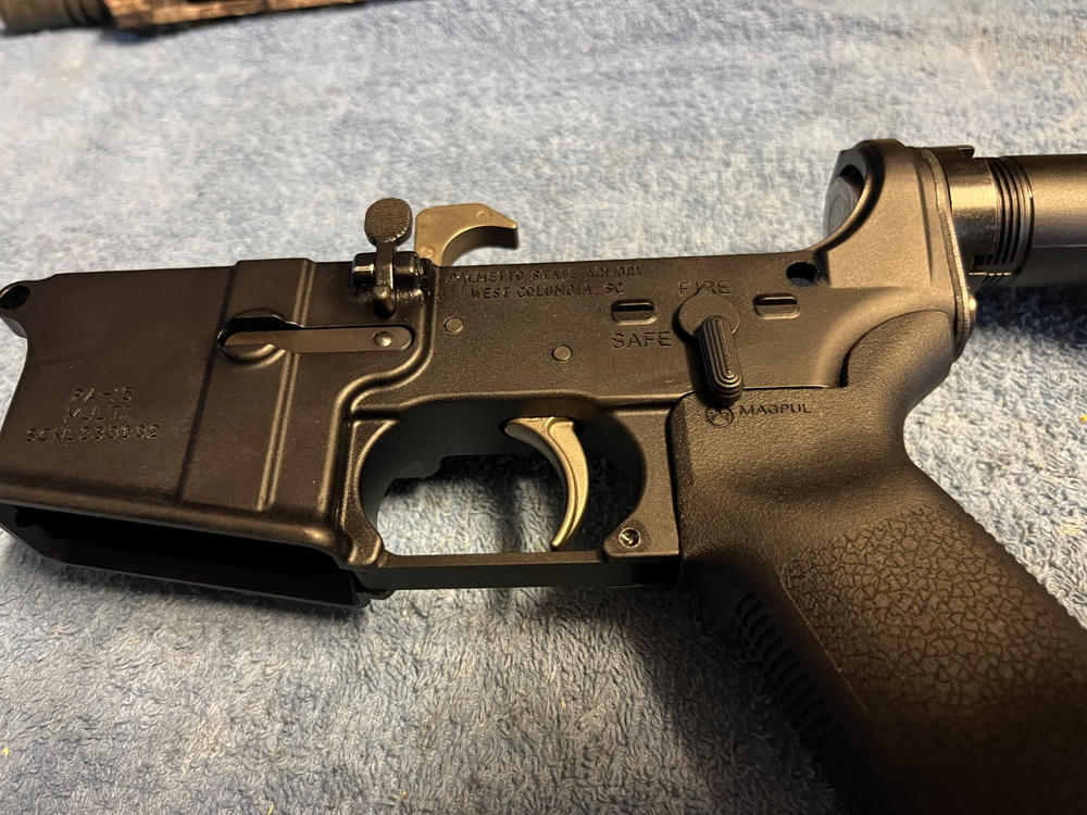 Dirty Bird Industries Single Stage Nickel Teflon Trigger Group - Curved - Customer Photo From Todd Turpin