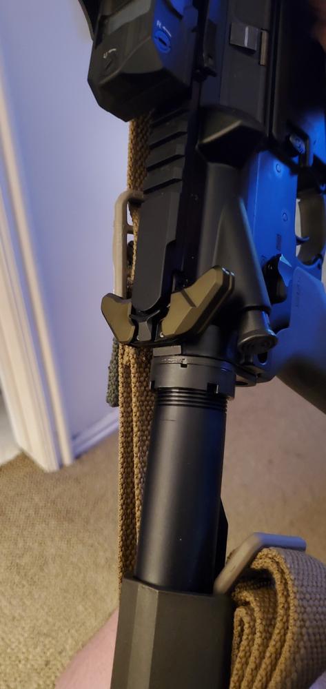 Aero Precision AR-15 BREACH Ambidextrous Charging Handle - Small Latch, OD Green - Customer Photo From Mike Marciniw