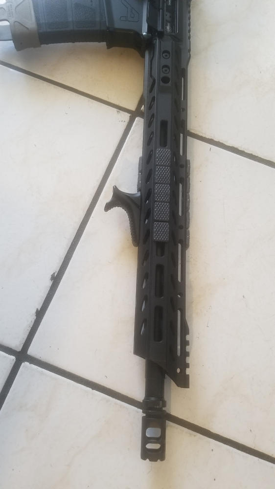 NBS AR-15 16" Black Nitride 4150 Steel SOCOM Barrel, 5.56 NATO, Mid Length Gas System w/ 1:7 Twist - Customer Photo From Sambo Pich