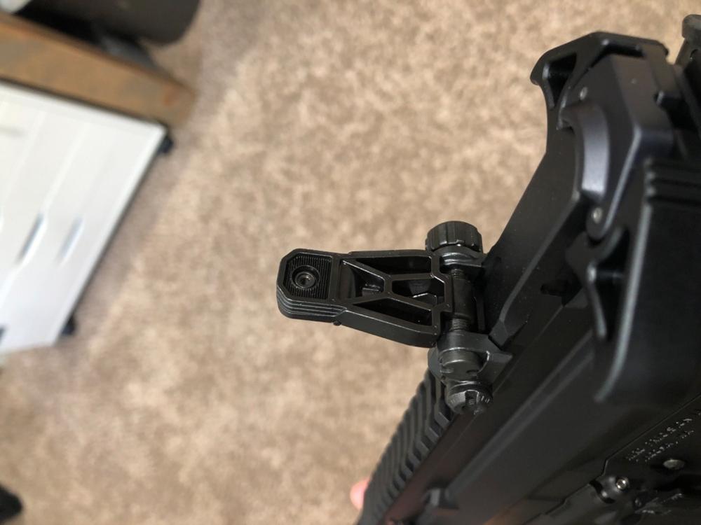 Magpul MBUS Pro Rear Flip Sight - Black - Customer Photo From Ty Po