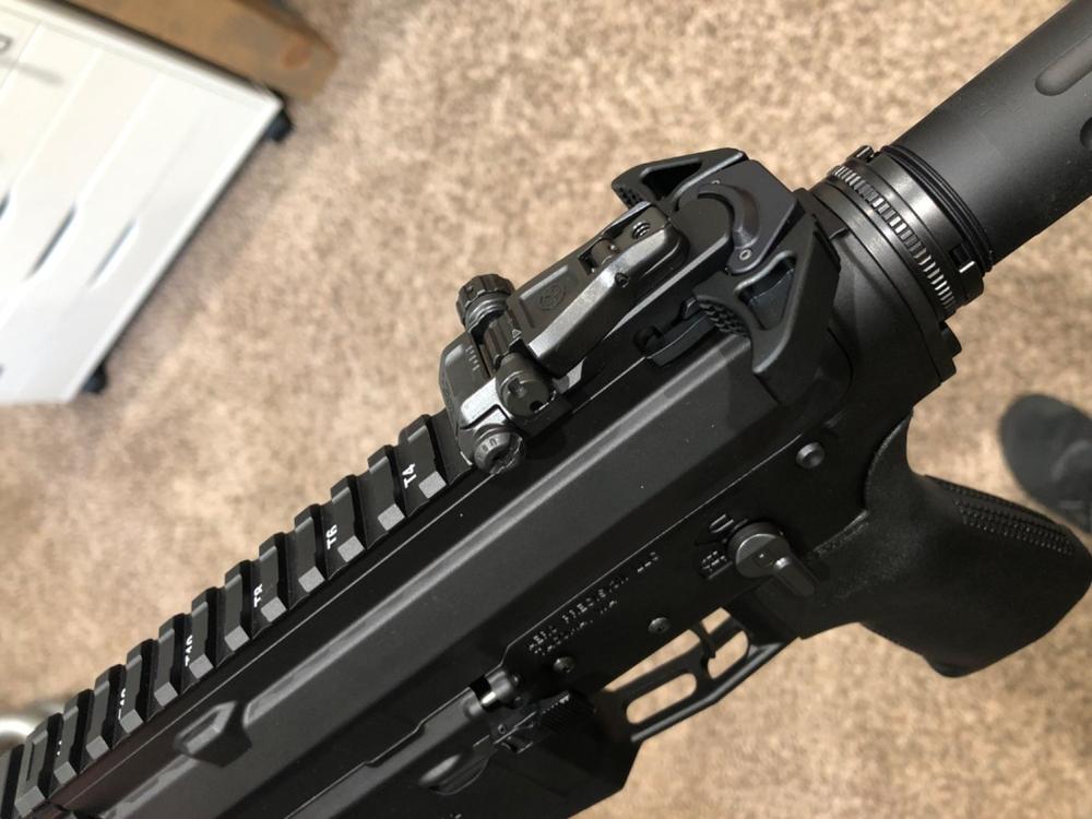 Magpul MBUS Pro Rear Flip Sight - Black - Customer Photo From Ty Po