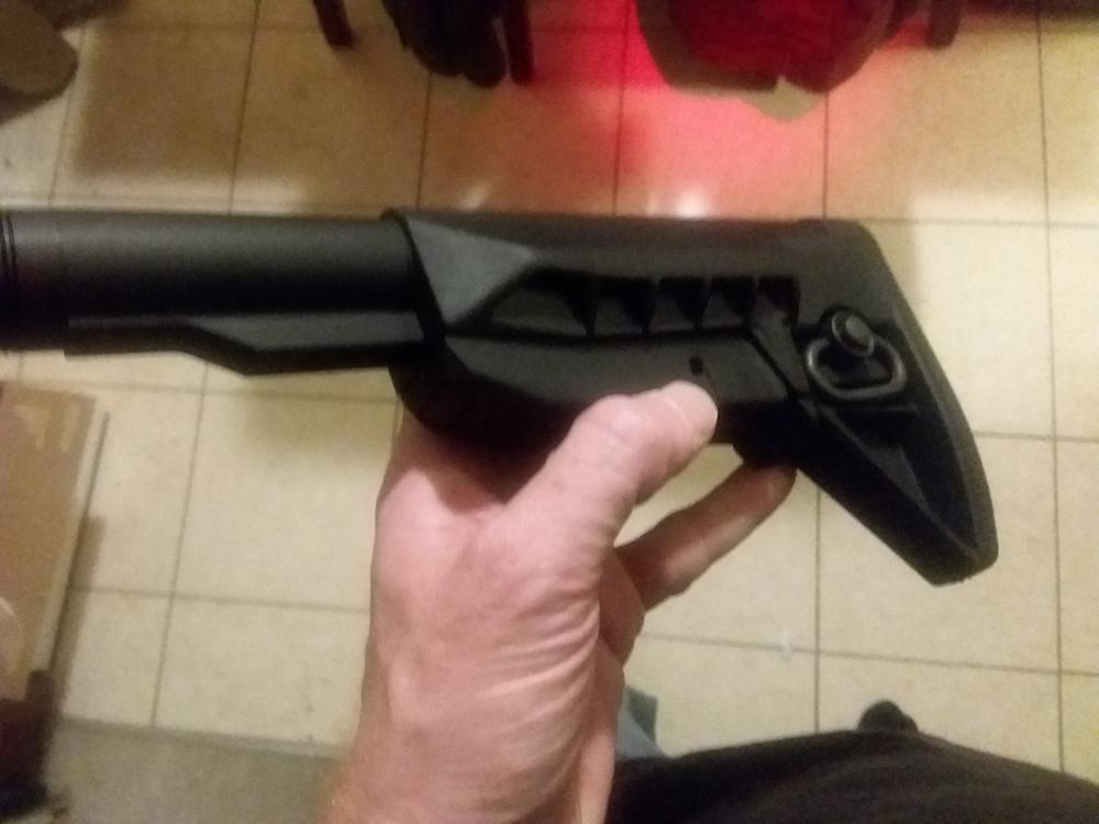 BCMGUNFIGHTER MOD 0 SOPMOD Stock & Buffer Kit - Black - Customer Photo From Travis Hantsbarger