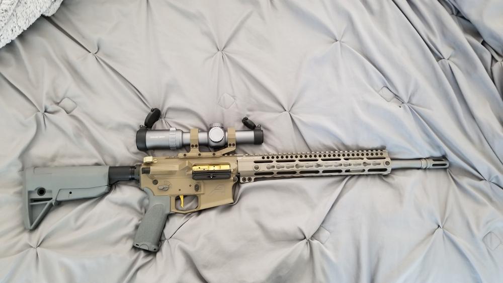 BCMGUNFIGHTER Stock - MOD 0 - Wolf Grey - Customer Photo From Shaun Watkins