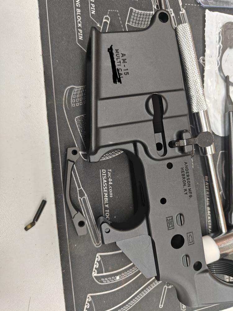 Anderson Stripped Lower Receiver - No Logo - Customer Photo From Dustin C.