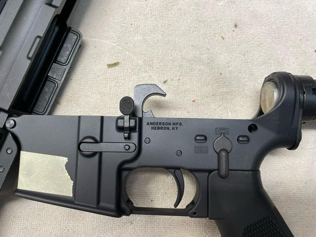 Anderson Stripped Lower Receiver - No Logo - Black - Customer Photo From William Neeley