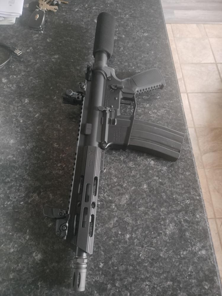 NBS 7.5 5.56 NATO 1:7 Black Nitride Pistol Length Barrel - Customer Photo From Jeremy 