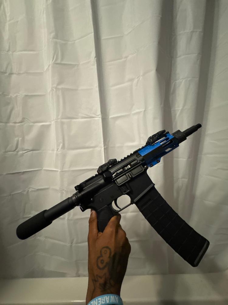 7.5" 5.56 NATO 1:7 Black Nitride Pistol Length Barrel - Customer Photo From Ty Gotit