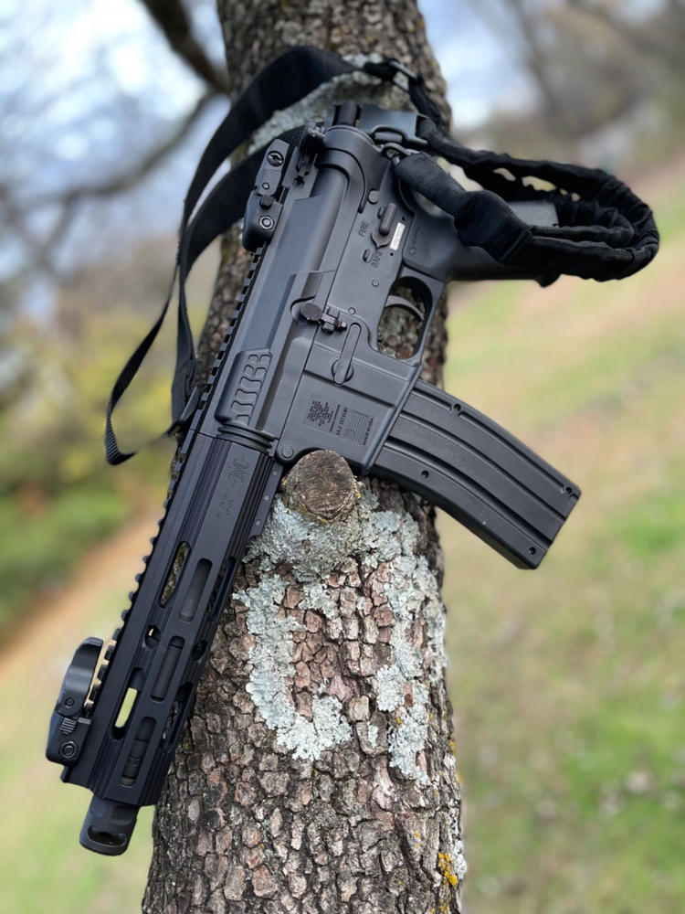 NBS 7.5" 5.56 NATO 1:7 Parkerized Pistol Length Barrel - Customer Photo From Christopher Costin