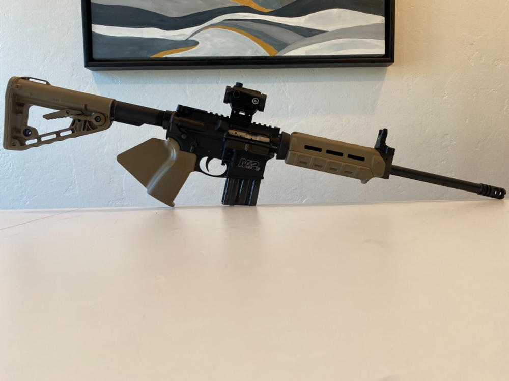 Rogers Super-Stoc Mil-Spec Carbine Buttstock w/ Build-in QD Base - FDE - Customer Photo From Mario d Hernandez