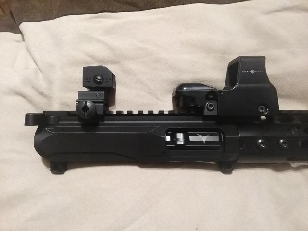 NBS AR-9 Billet Upper Receiver for 9mm / .45 - Customer Photo From Monte Brigance