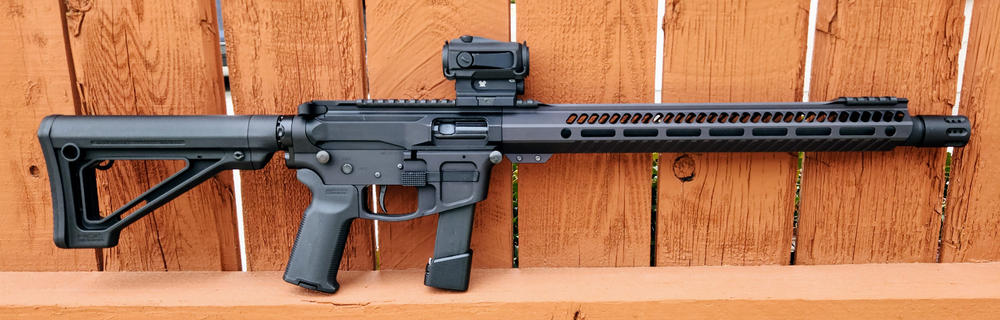 NBS AR-9 Billet Upper Receiver for 9mm / .45 - Customer Photo From Aaron Brant