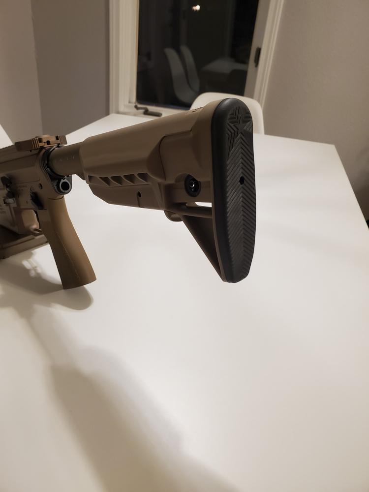 BCMGUNFIGHTER SOPMOD Stock - MOD 0 - FDE - Customer Photo From Shelton Foos