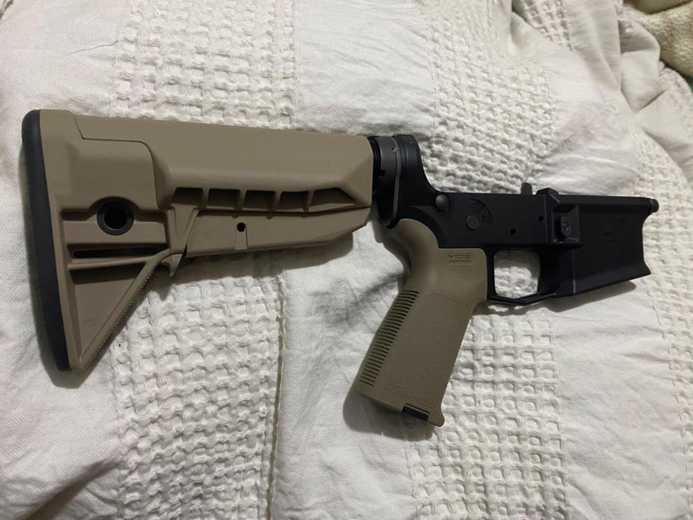 BCMGUNFIGHTER SOPMOD Stock - MOD 0 - FDE - Customer Photo From Anthony Eldridge