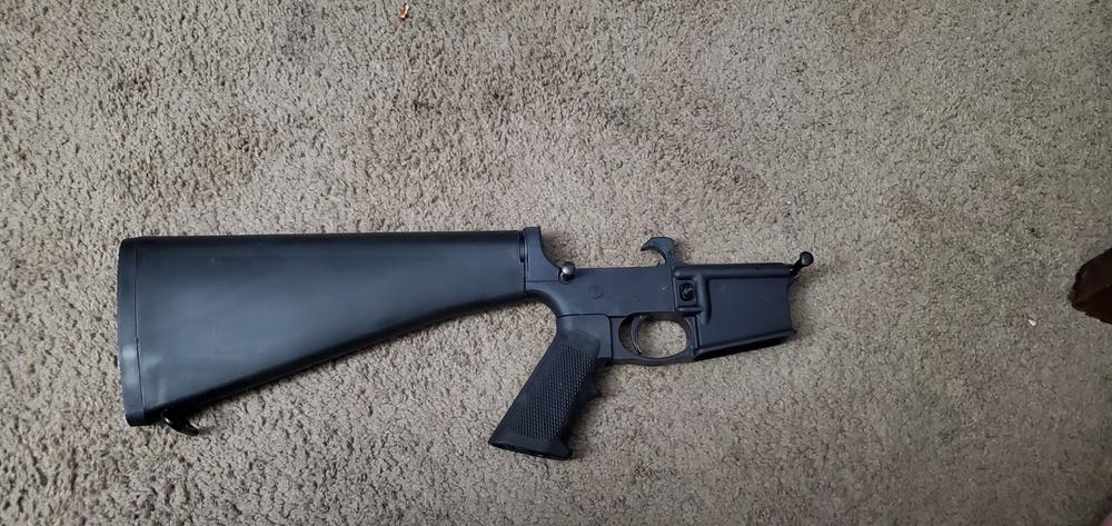 Retro AR-15 A2 Lower Build Kit - Customer Photo From Amilcar Quintero