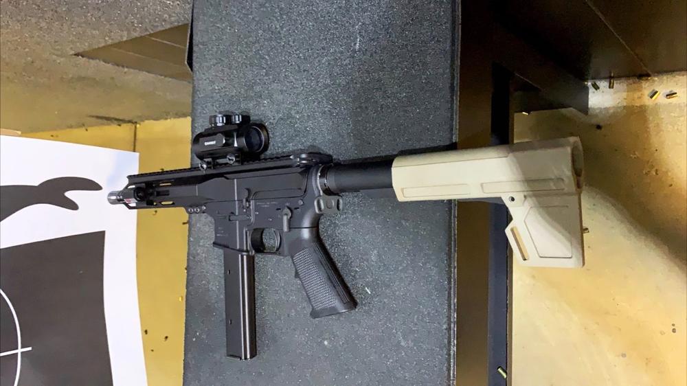 NBS AR-9 Slick Side Billet Receiver & M-LOK Handguard Combo - Customer Photo From Ahmad Jaseb