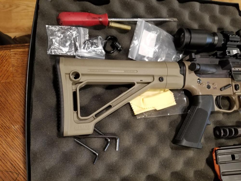 Magpul MOE Fixed Stock - FDE - Customer Photo From william kinder