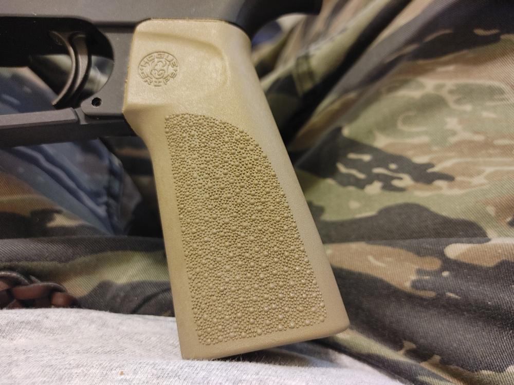 Hogue 15 Degree Pistol Grip - FDE - Customer Photo From Darin Slemp