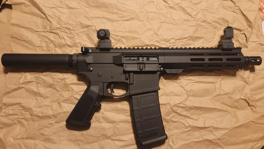 NBS 7.5" 5.56 Nitride M-LOK Pistol Kit w/ Shockwave Blade - Customer Photo From John Stetler