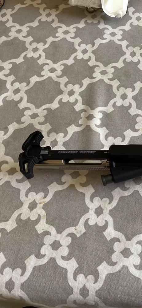 Armaspec Victory Charging Handle - Black - Customer Photo From Christian Cajigal