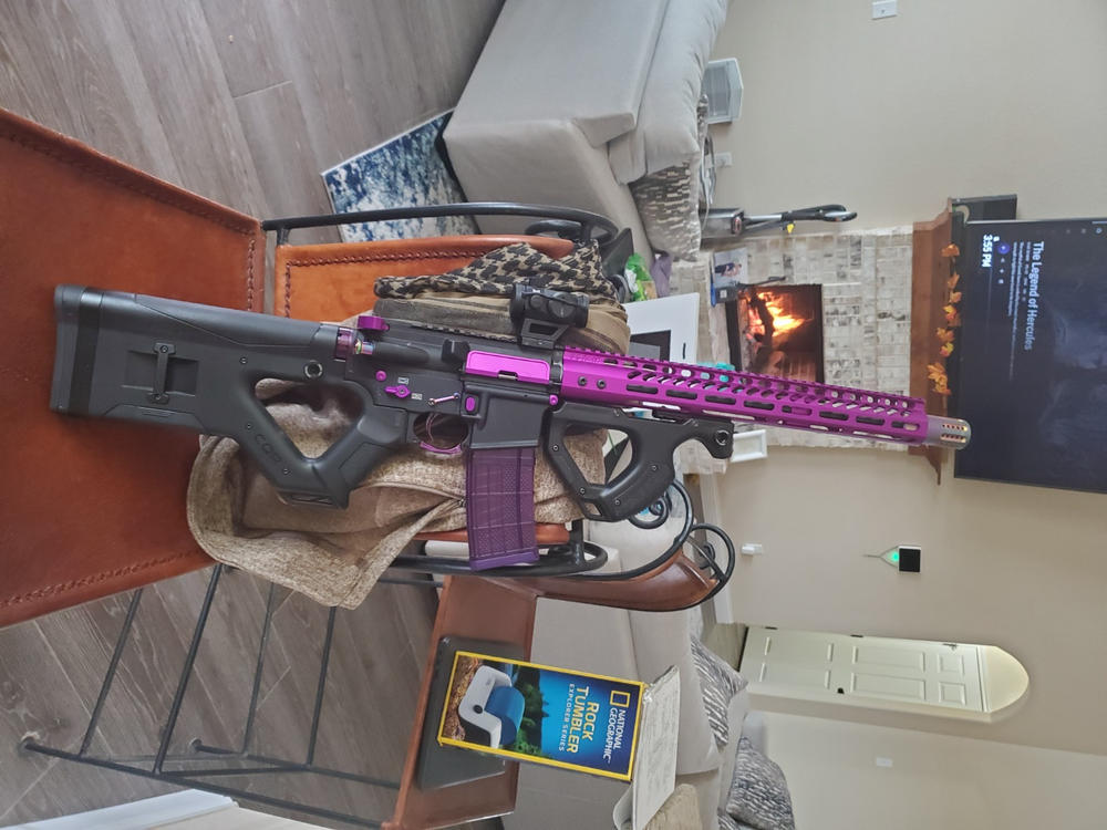 Armaspec Victory Charging Handle - Purple - Customer Photo From Javier Lopez