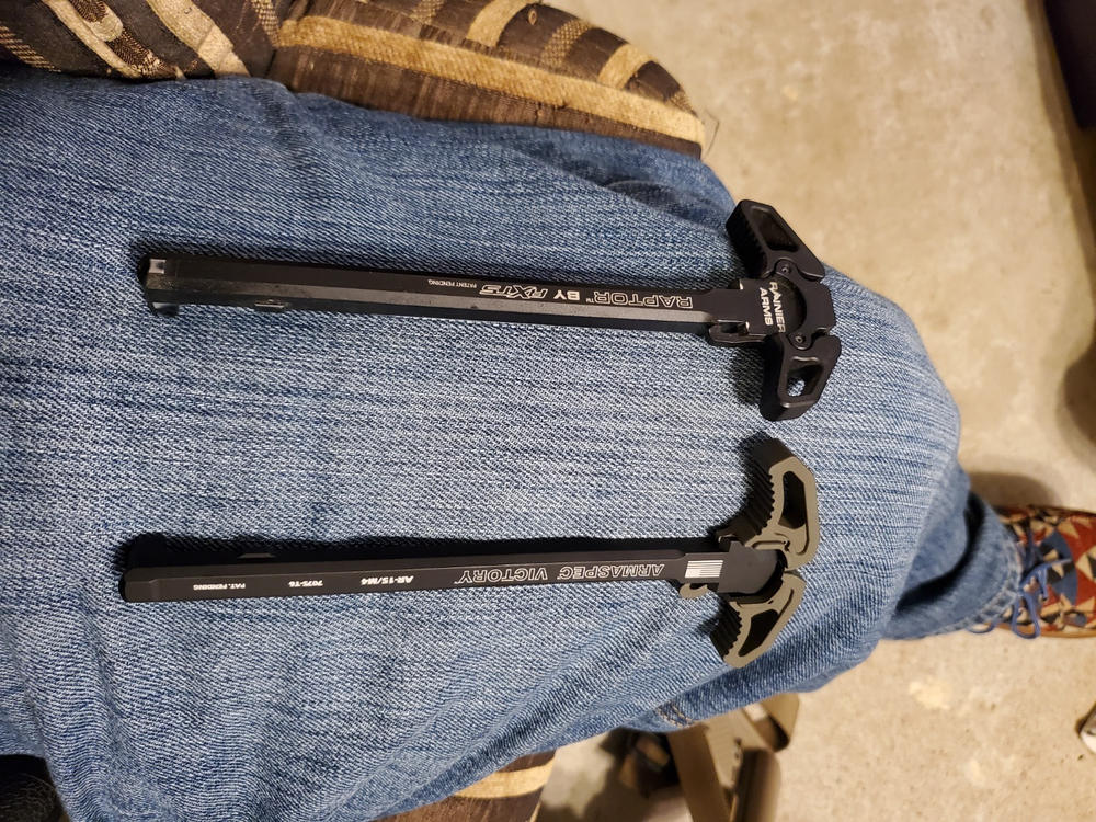 Armaspec Victory Charging Handle - Purple - Customer Photo From Javier Lopez