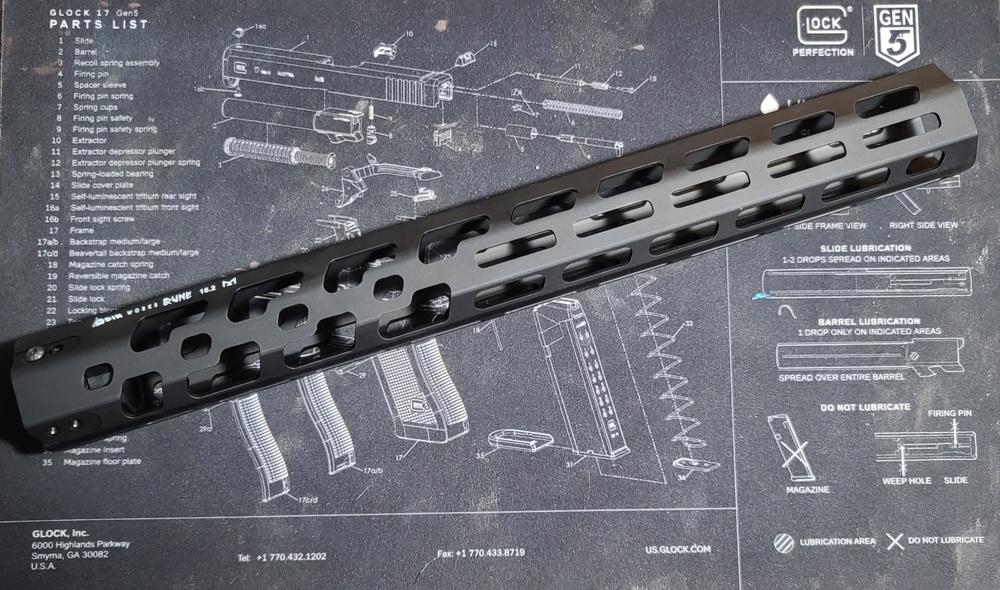 Odin Works MLOK Rune Forend - 15.2 - Customer Photo From Charles Anderson