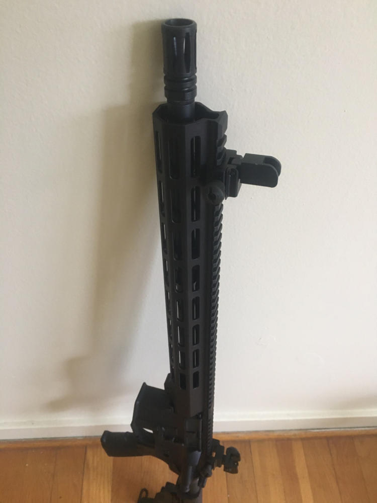 NBS 16" 5.56 Left Handed Complete Upper - Customer Photo From Tristan Teeple