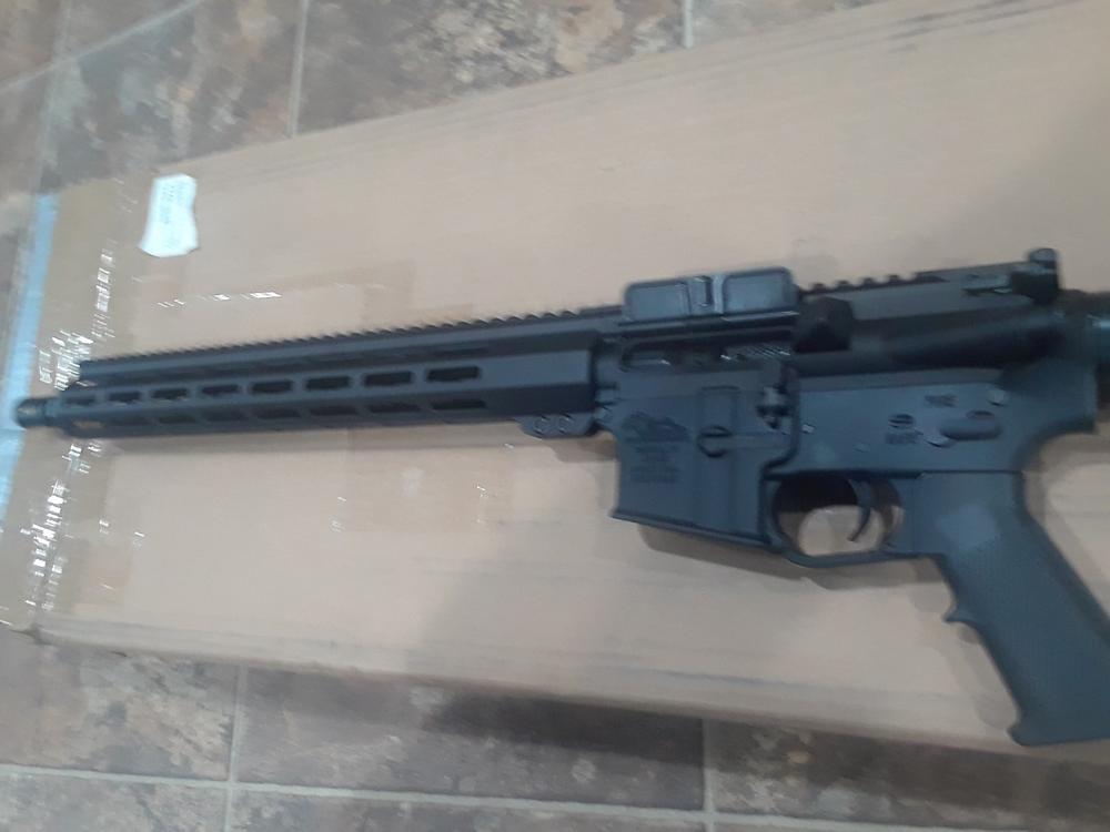 NBS 16" 5.56 Left Handed Complete Upper - Customer Photo From Jared Carlson