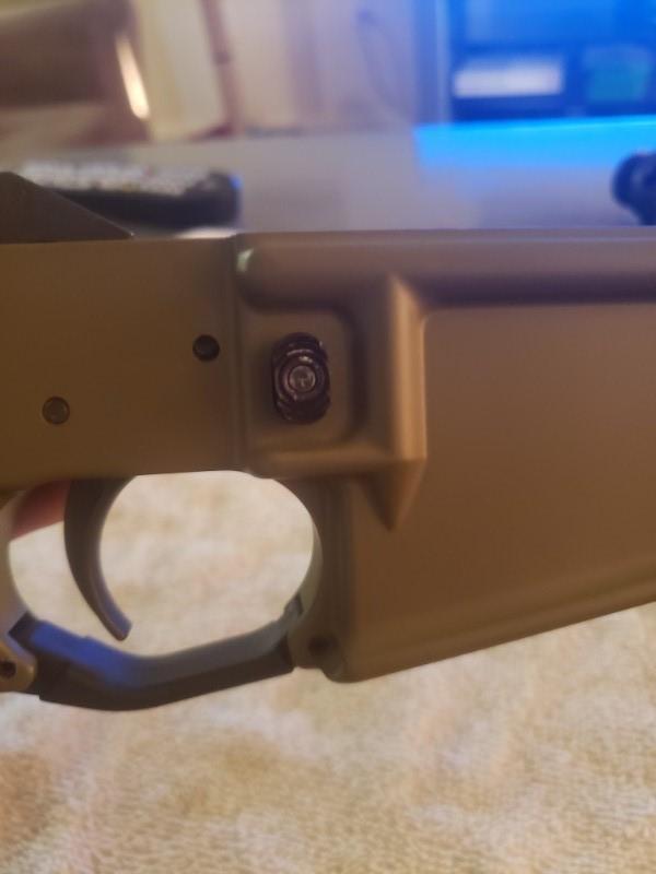 Mil-Spec AR-15 Magazine Release Button - Customer Photo From Stephen Reichert