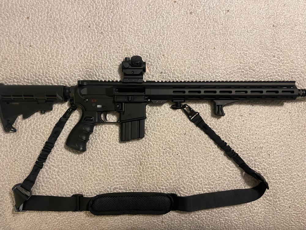 NBS 16" Billet Slick Side 5.56 Parkerized Mid-Length 1:7 M-LOK Complete Upper - Customer Photo From Rick