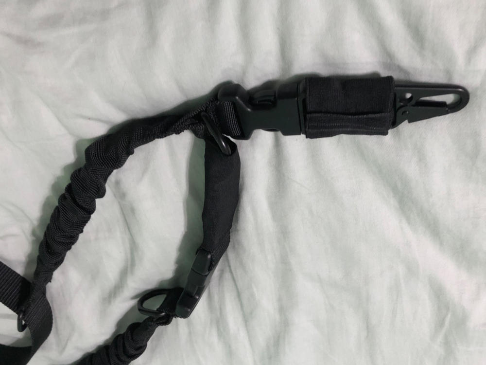 NBS 2 to 1 Point Double Bungee Rifle Sling - Black - Customer Photo From Aaron Staszak