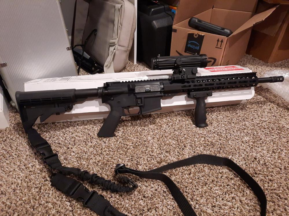 NBS 2 to 1 Point Double Bungee Rifle Sling - Black - Customer Photo From Jacob Jergenson