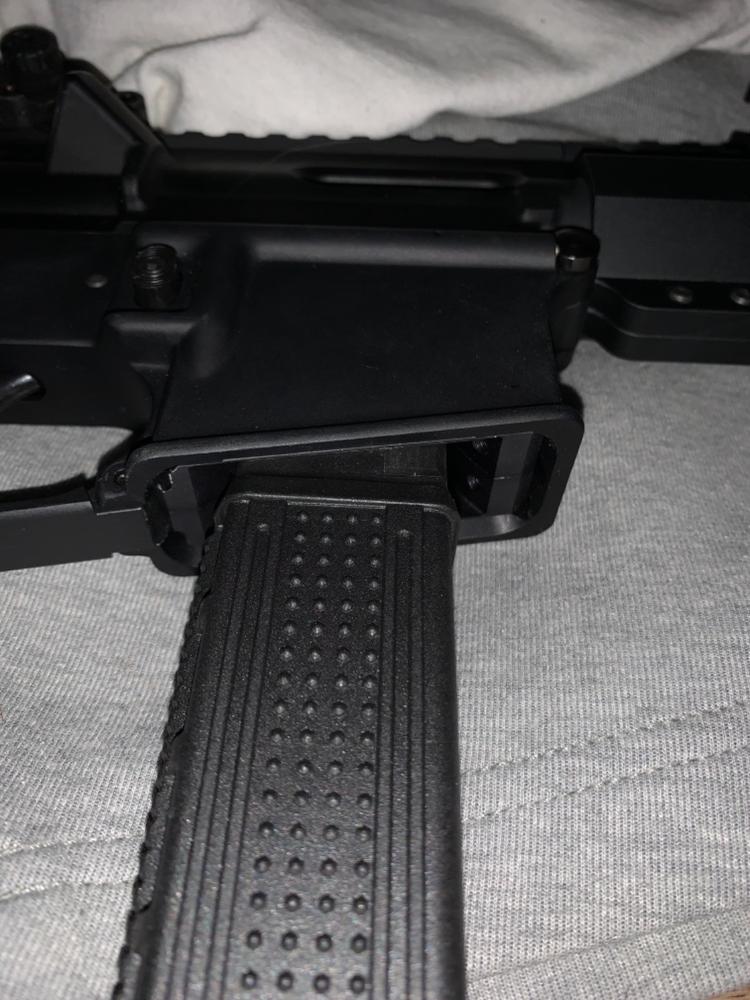 NBS 9MM Colt Magazine Magwell Adapter for AR-15 - Customer Photo From Taylor Butler