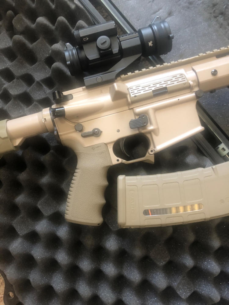 MFT ENGAGE Pistol Grip w/ Finger Grooves - SDE - Customer Photo From Aaron Myers