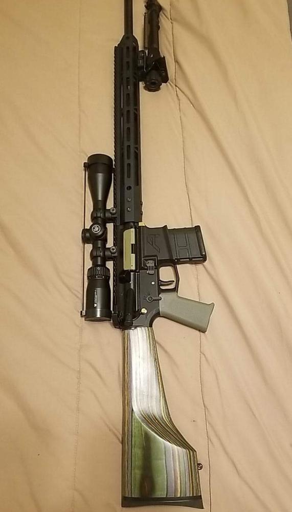 NBS AR-15 .223/5.56 A2 Style Mil-Spec Buffer / Receiver Extension Kit - Customer Photo From Nathan Lathers