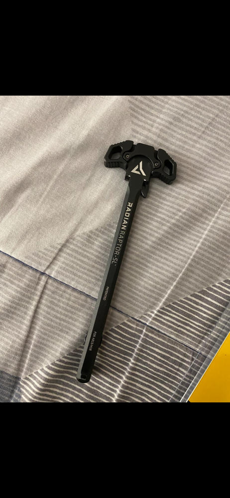 Radian Raptor-LT Ambidextrous Charging Handle - Black - Customer Photo From Eric Tran