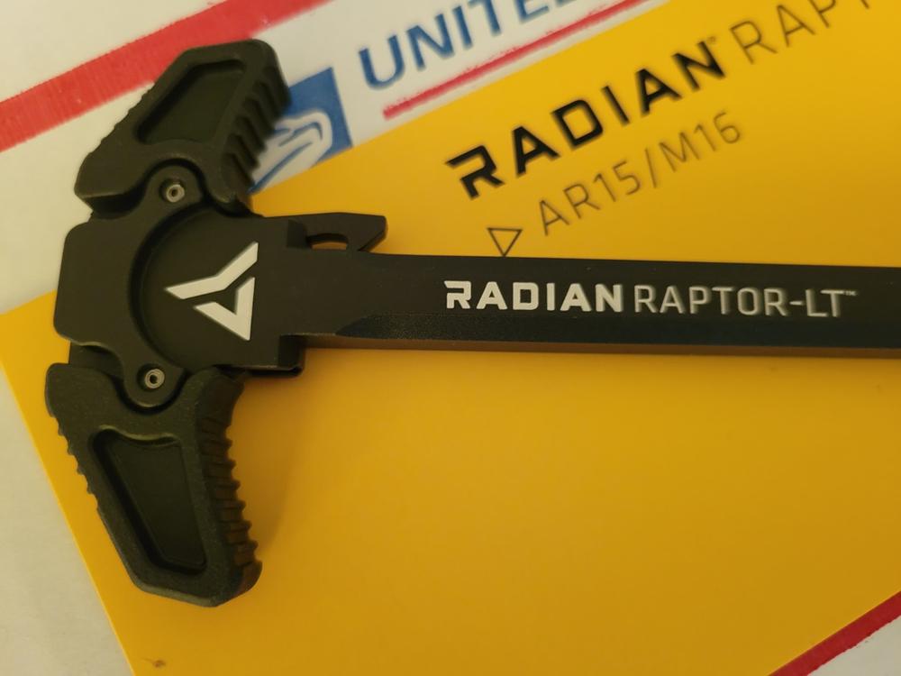 Radian Raptor-LT Ambidextrous Charging Handle - Black - Customer Photo From Mark Ohlsen