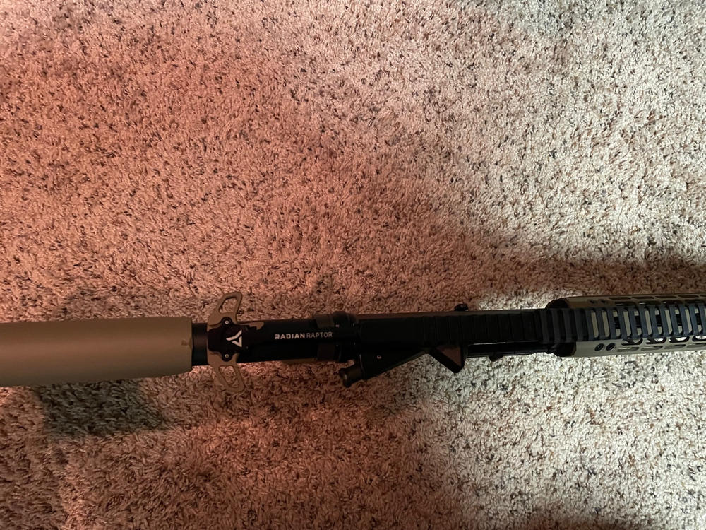 Radian Raptor Ambidextrous Charging Handle - Black - Customer Photo From Dan Beeler